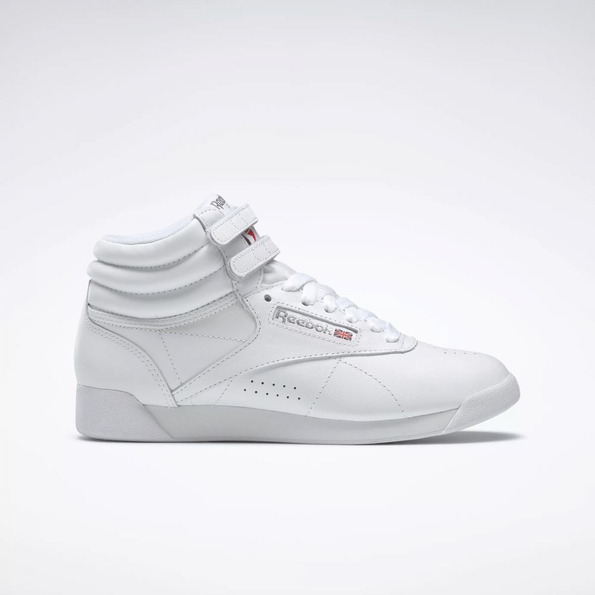 Reebok Women's Freestyle Hi Sneaker White/Silver - 100000103