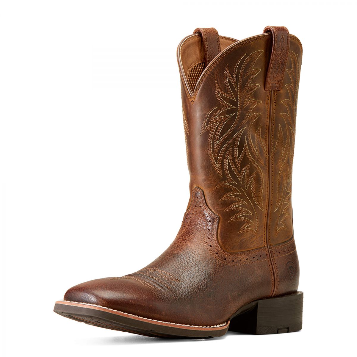 Ariat Men's 11" Sport Wide Square Toe Western Boot Fiddle Brown - 10016291