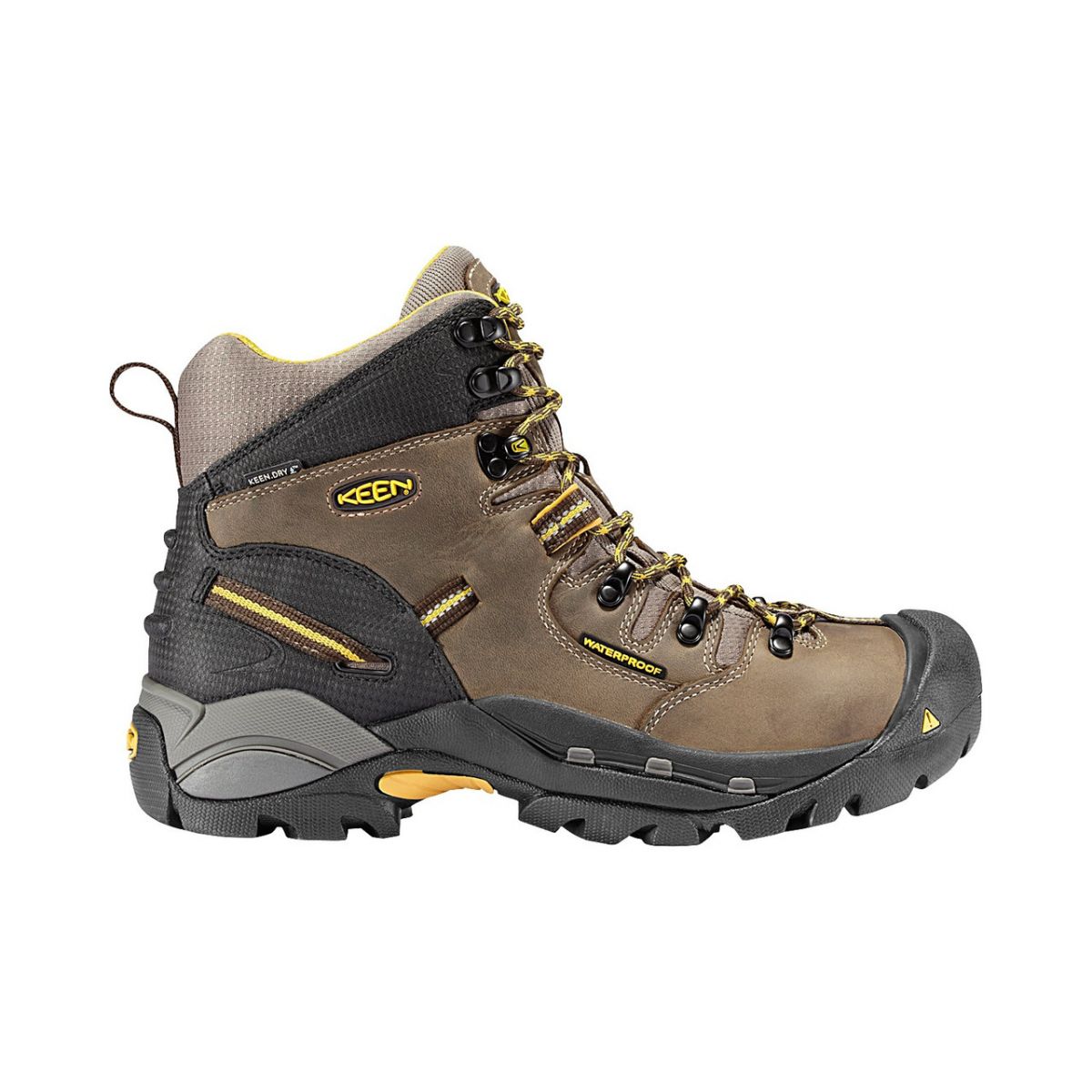 KEEN Utility Men's Pittsburgh 6" Waterproof Steel Toe Work Boot Slate Black - 1007025