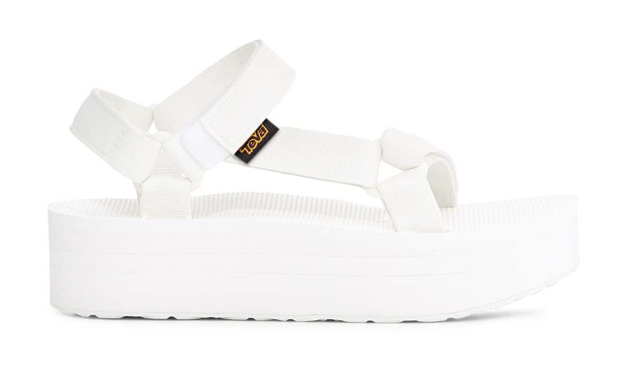 Teva Women's Flatform Universal Sandal Bright White - 1008844-BRWH