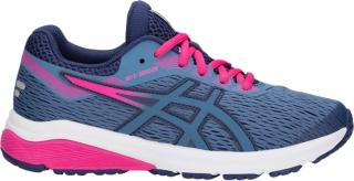 ASICS Girl's GT-1000 7 Running Shoes Azure/Fucshia Purple - 1014A005-400