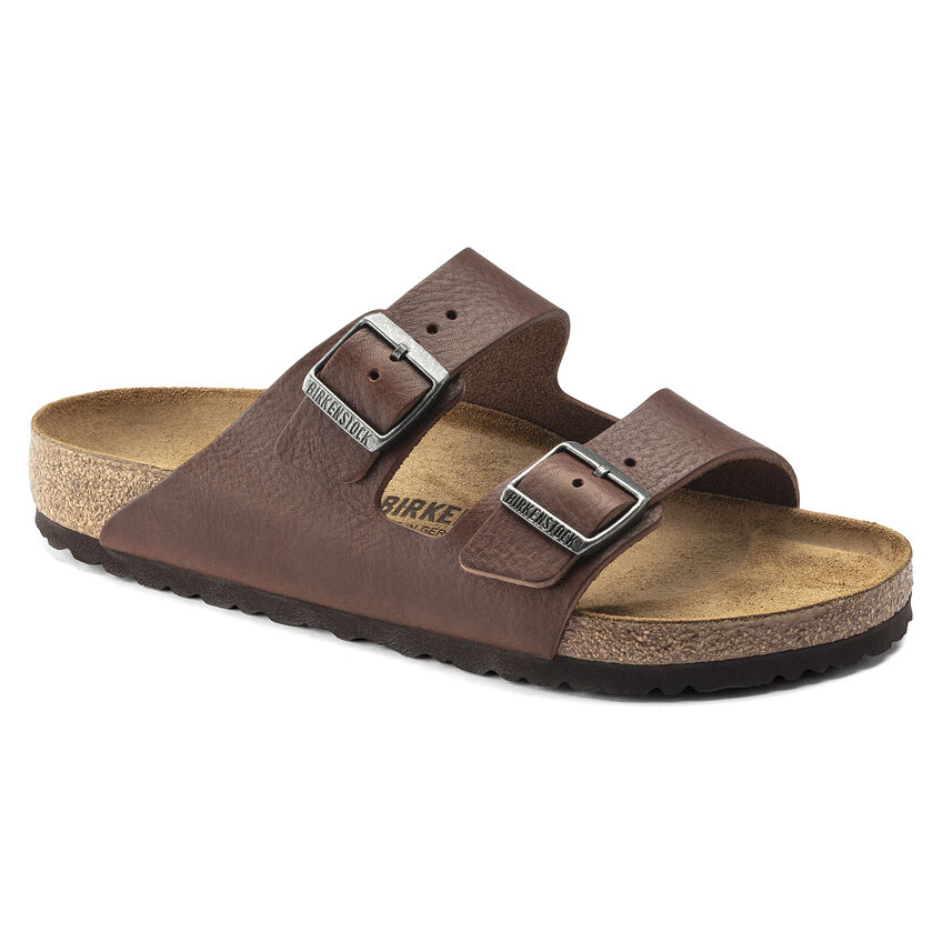 BIRKENSTOCK Men's Arizona Vintage Wood Roast Leather (regular width) - 1018626
