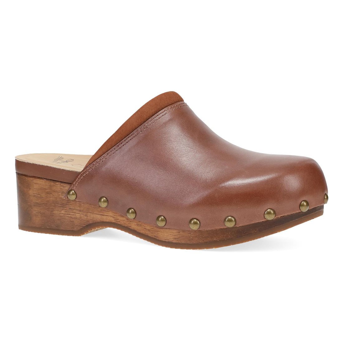 Dansko Women's Andie Wooden Mule Tan Calf Leather - 10205641500