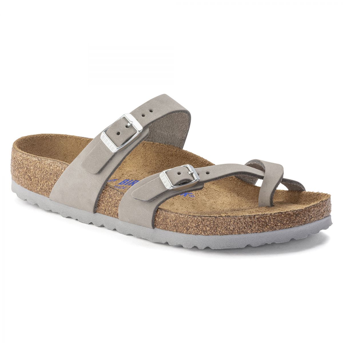 BIRKENSTOCK Women's Mayari Soft Footbed Dove Grey Nubuck (regular width) - 1023577