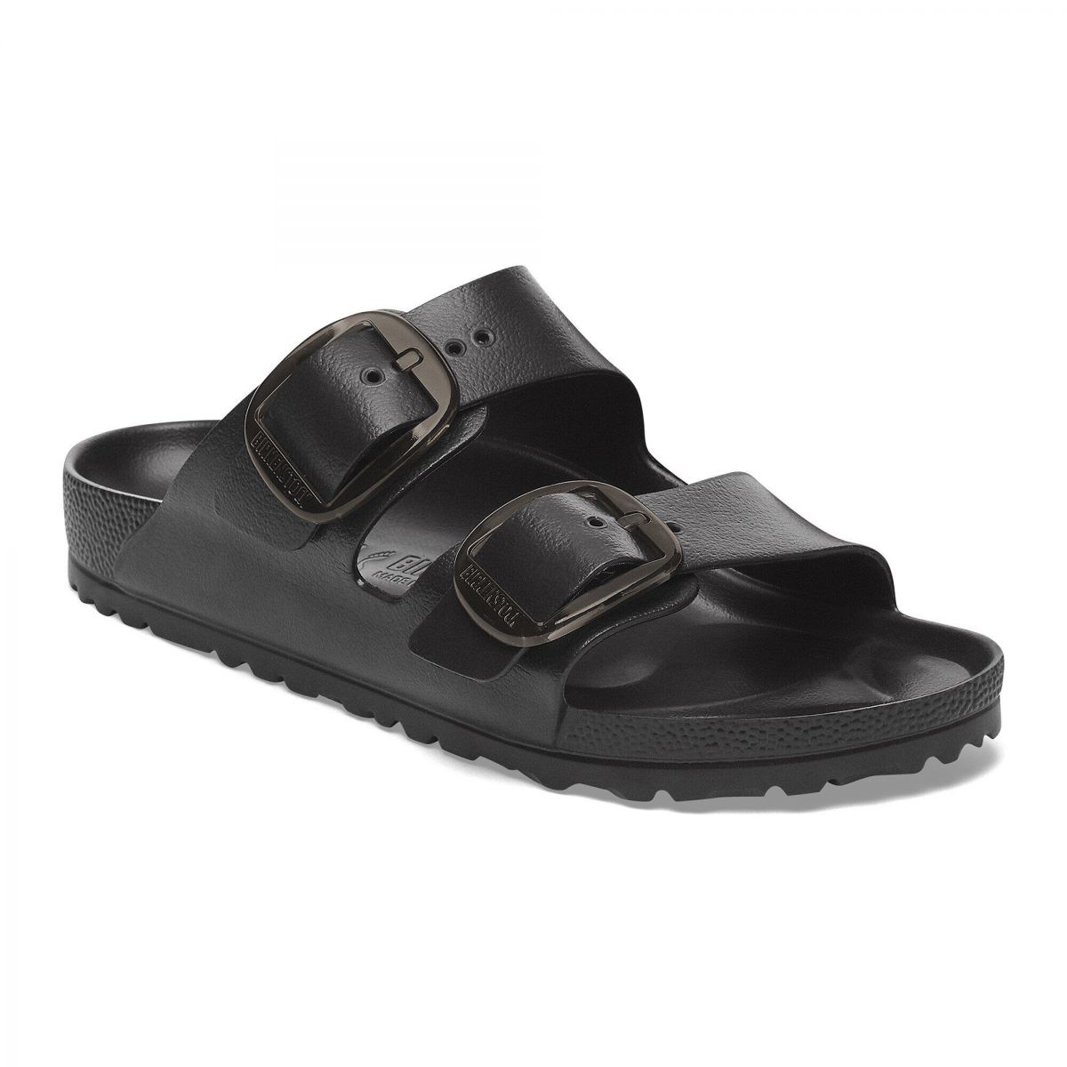 BIRKENSTOCK Women's Arizona Big Buckle Essentials EVA Sandal Black (narrow width) - 1029641