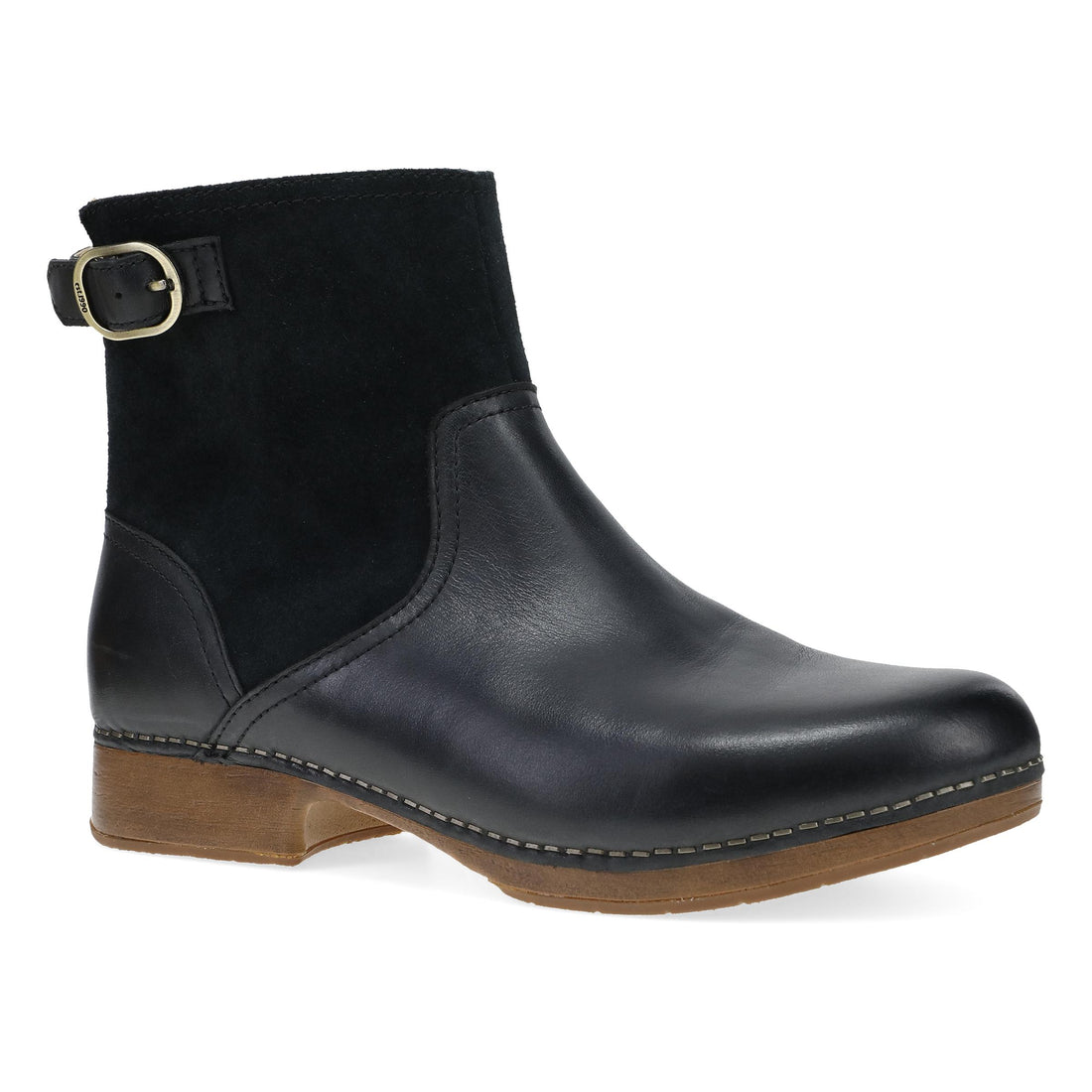 Dansko Women's Monique Black Burnished Calf Leather - 10703020600