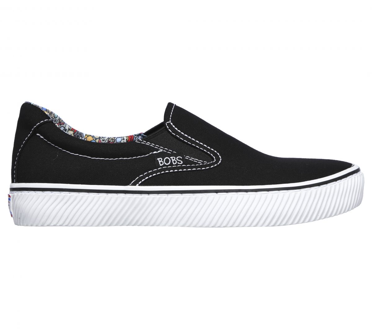 Skechers Women's BOBS B Wild - Secret Star Sneaker Black - 113197/BLK