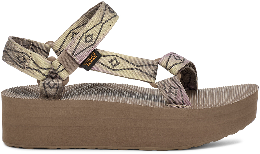 Teva Women's Flatform Universal Sunscape Sandal, Waterless Neutral - 1166812-WSSN