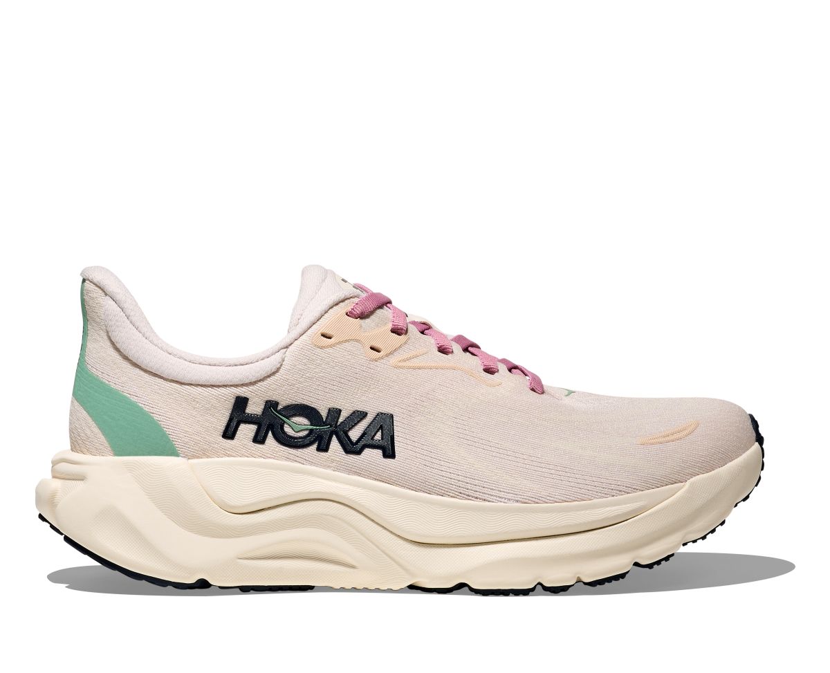 HOKA Women's Arahi 8 Running Shoe Rose Cream/Alabaster - 1168691-RCRM