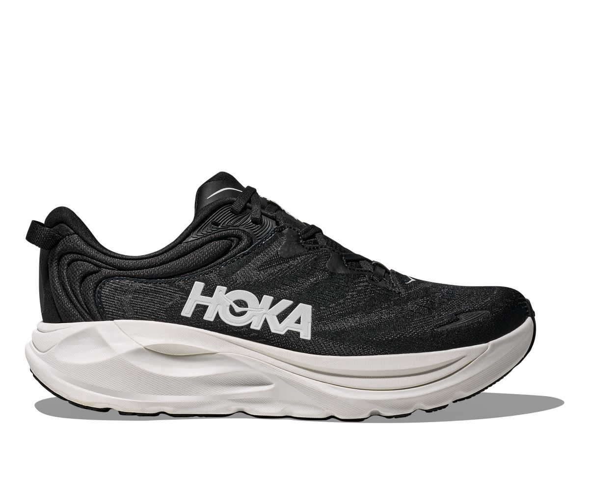 HOKA Men's Gaviota 6 Running Shoes Black/White - 1171932-BWHT