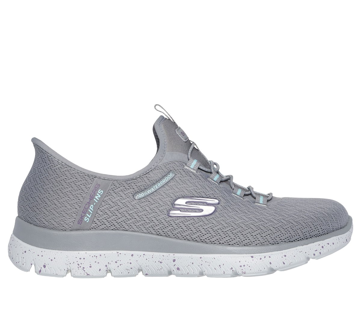 Skechers Women's Slip-ins: Summits - Best Choice Gray/Aqua - 150199-GYAQ
