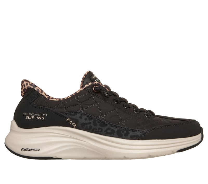Skechers Women's Contour Foam Cozy Fit Slip-in Shoe Black - 150419-BLK