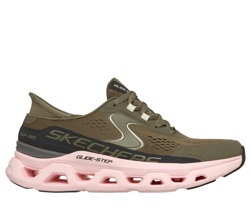Skechers Women's Glide-Step Slip-In Shoe Olive - 150510-OLV
