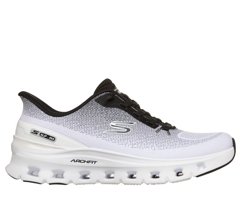 Skechers Women's Arch Fit Glide-Step Pro Slip-In White/Black - 150730-WBK