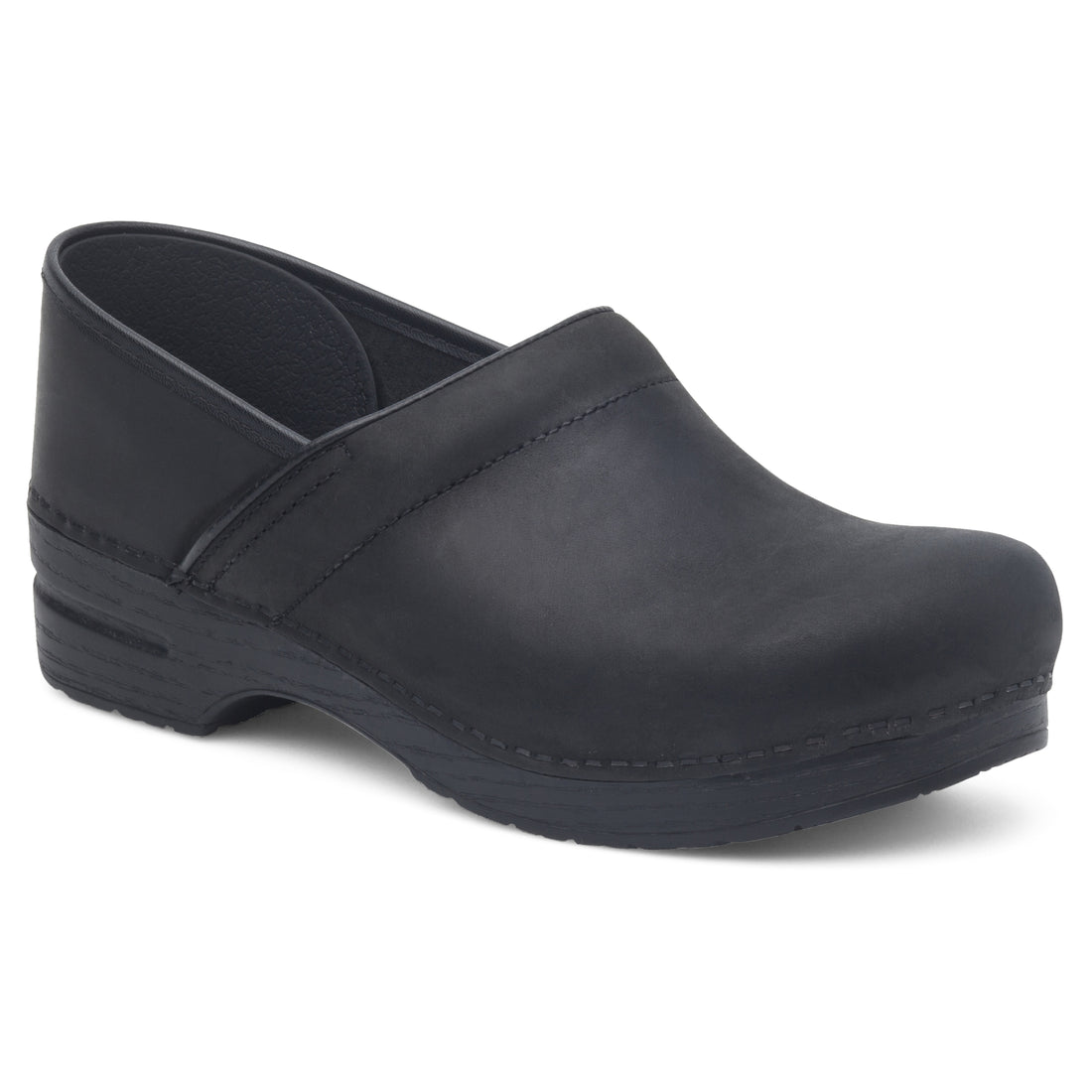 Dansko Women's Professional Wide Clog Black OIled Leather - 299020202