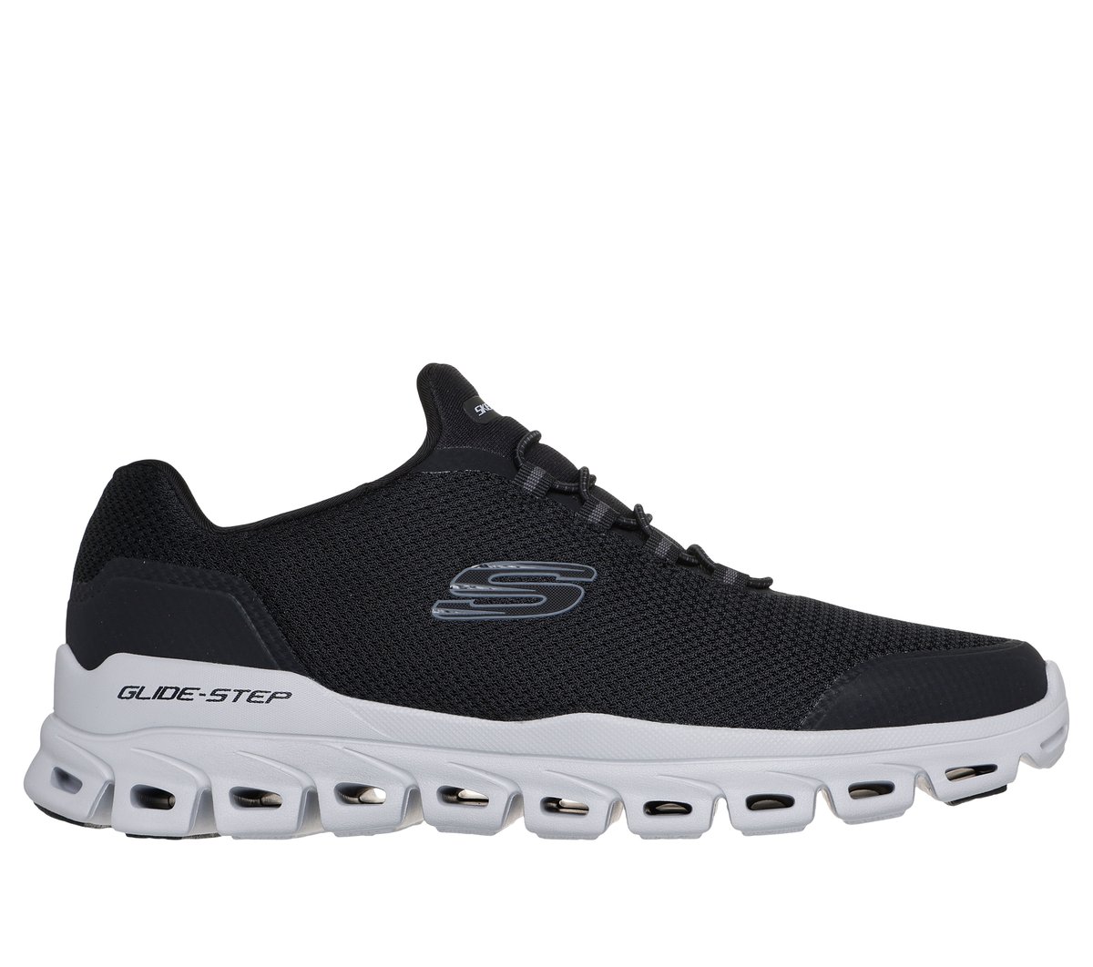 Skechers Men's Glide-Step Noltek Athletic Shoe Black/Gray - 233016-BKGY