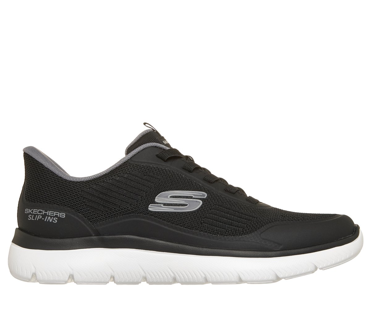 Skechers Men's Slip-ins: Summits - Leyter Slip-In Shoe Black/White - 233047-BKW