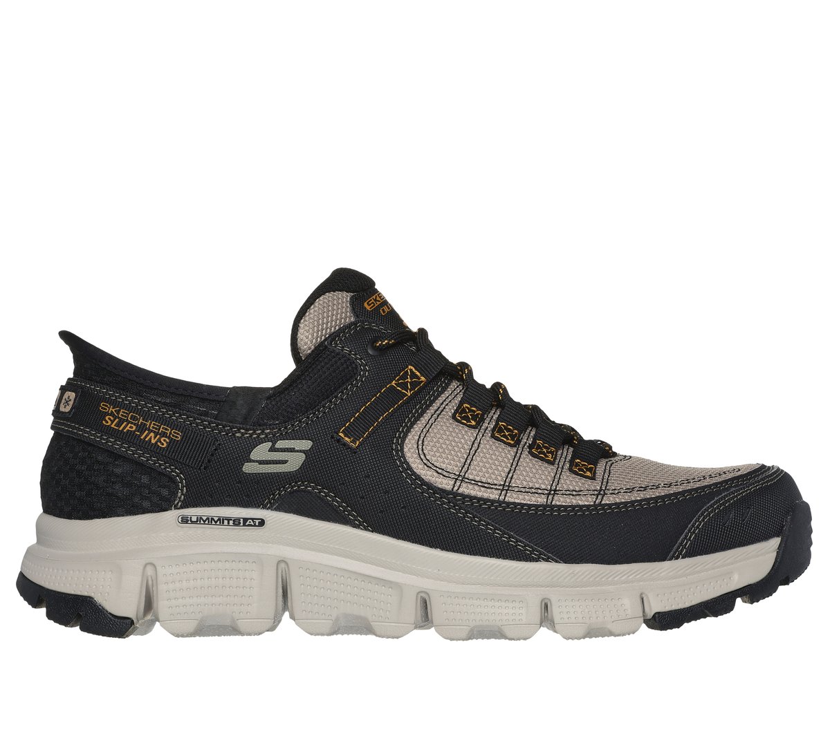 Skechers Men's Slip-ins: Summits All-Terrain Slip-In Shoe Taupe/Black - 237622-TPBK