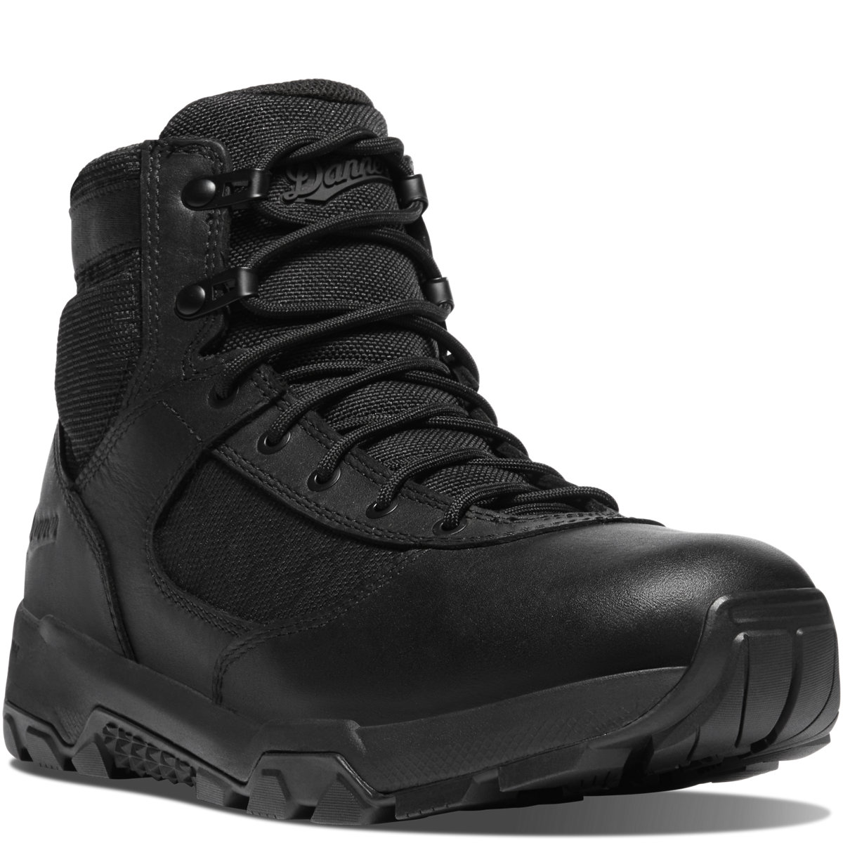 Danner Men's 6" Sonic Side-Zip Waterproof Tactical Boot  Black - 24430