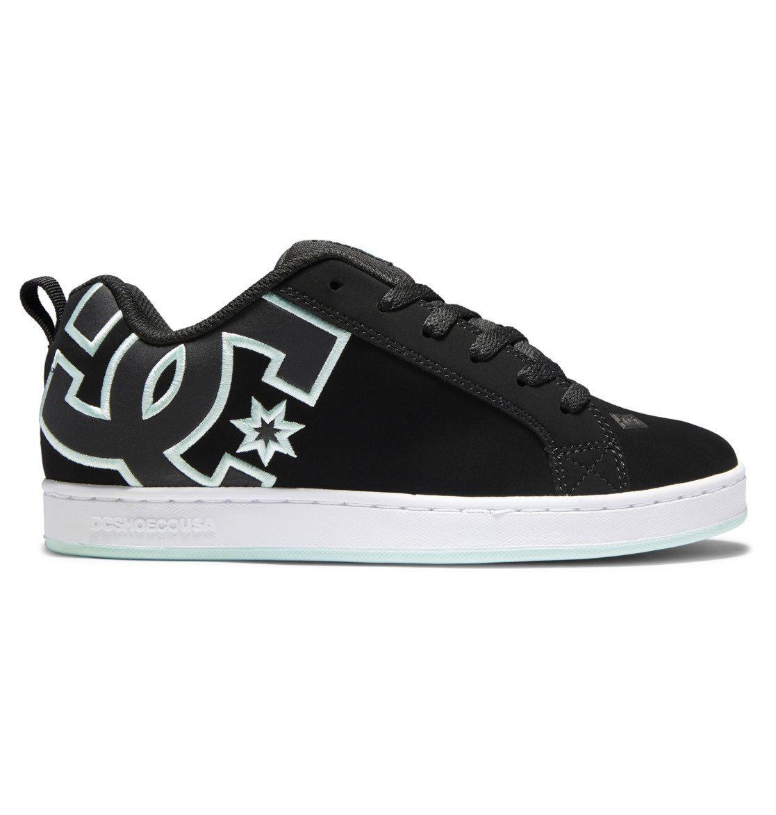 DC Shoes Women's Court Graffik Shoes Black/Green - 300678-BGN