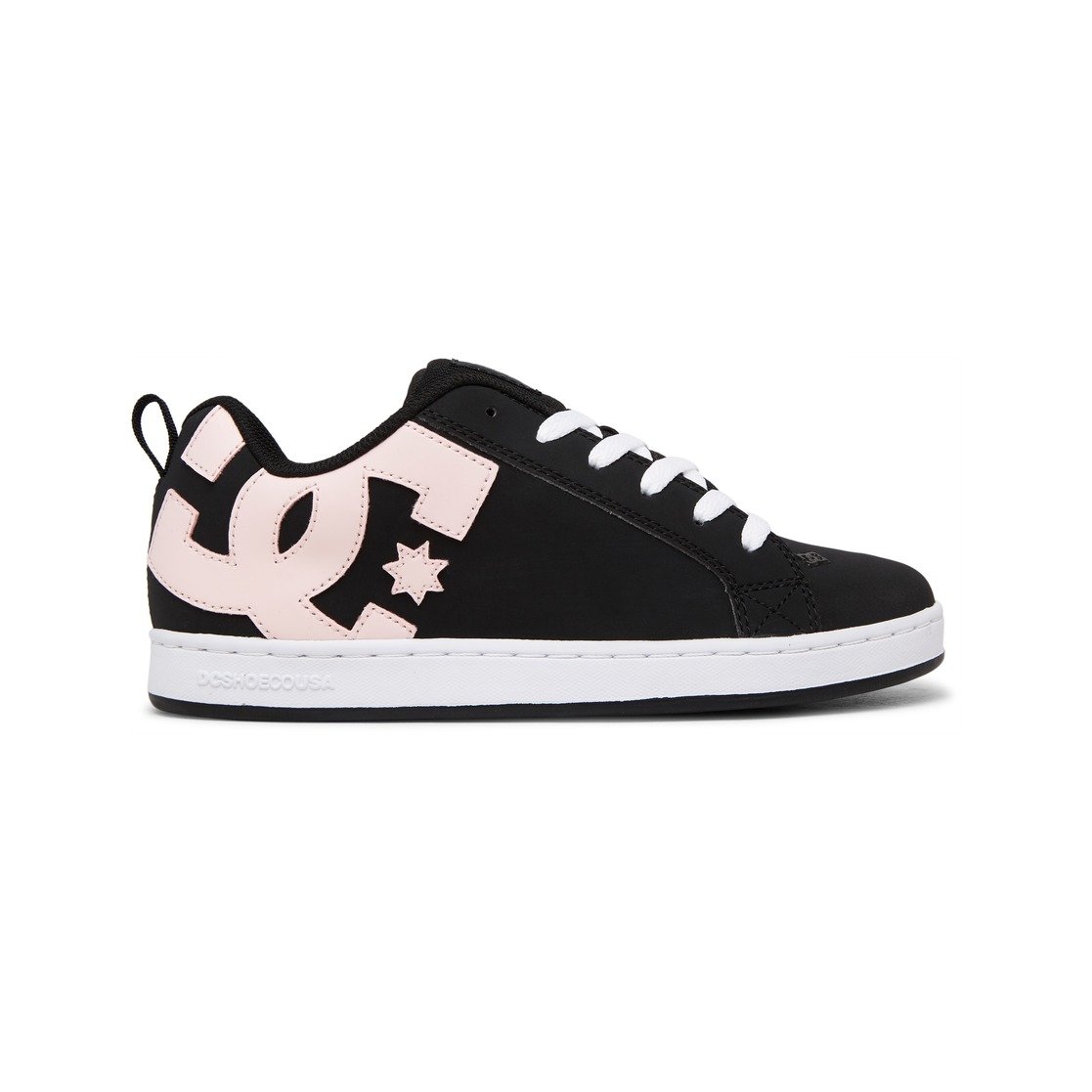 DC Shoes Women's Court Graffik Shoes Black/Super Pink - 300678-BSK