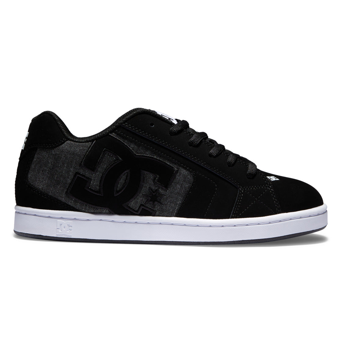 DC Shoes Men's Net Low Top Skate Shoe Black/Armor/Black - 302361-1AB
