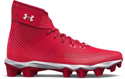 Under Armour Men's Highlight Franchise Football Cleat Red/Red/Beta Red - 3023718-601