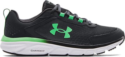 Under Armour Men's UA Charged Assert 9 Running Shoes Black/Green/Green - 3024590-008