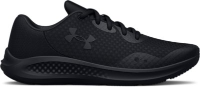 Under Armour Boys' Grade School UA Charged Pursuit 3 Running Shoes Black/Black/Black - 3024987-002