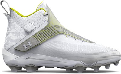 Under Armour Men's UA Highlight Hammer MC Football Cleat White/Metallic Silver/White - 3025085-101