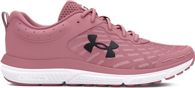 Under Armour Women's UA Charged Assert 10 Running Shoes Pink Elixir/Pink Elixir/Black- 3026179-600