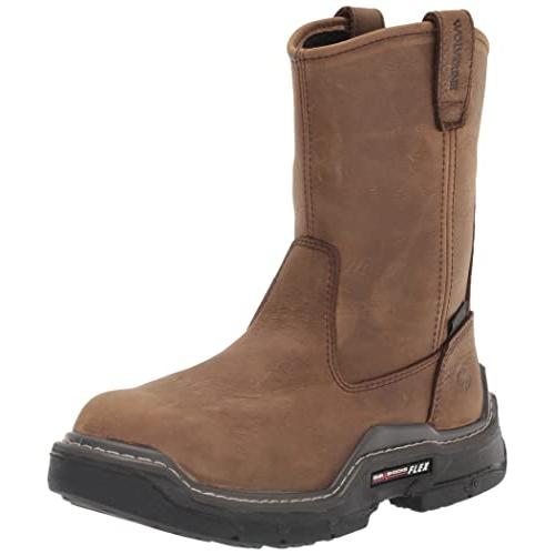 WOLVERINE Men's Raider DuraShocks Wellington Waterproof Composite Toe Construction Boot