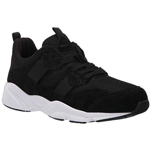 Propet Men's Stability Stratum Sneaker Black - MAA172MBLK