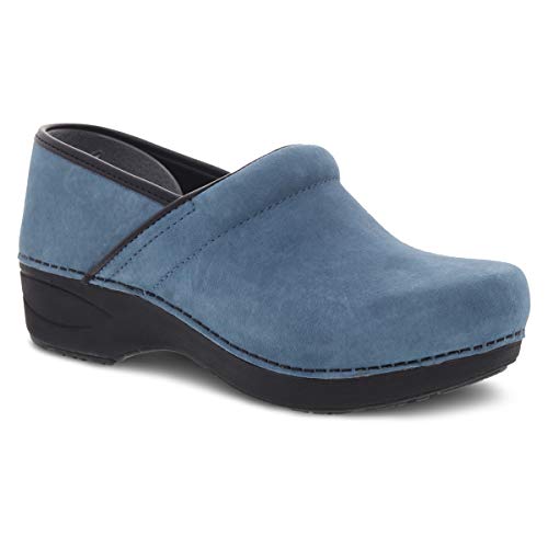 Dansko Women's XP 2.0 Clogs Blue Waterproof Suede - 3950390202