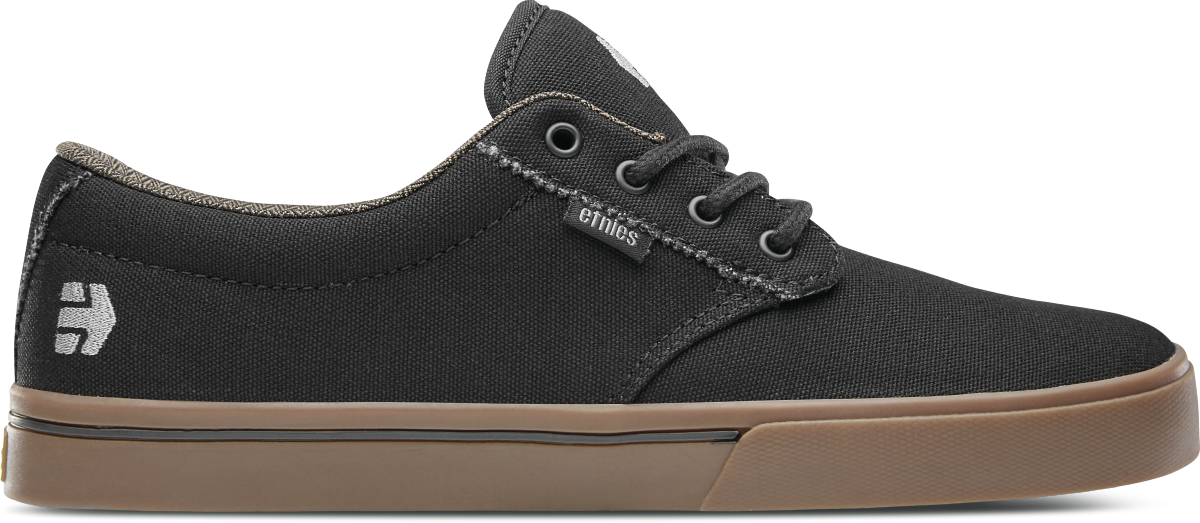 Etnies Men's Jameson 2 ECO Skate Shoe Black/Charcoal/Gum - 4101000323-558