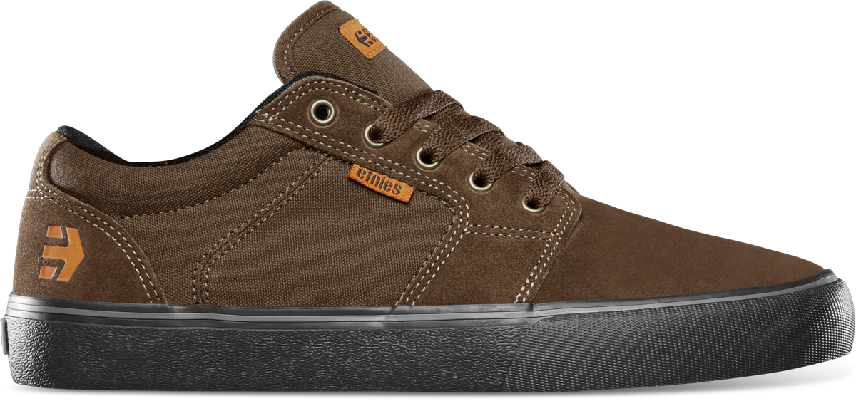 Etnies Men's Barge LS Low Top Skate Shoe Brown/Black - 4101000351-201