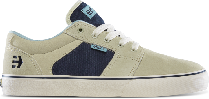 Etnies Barge LS Low Top Skate Shoe Tan/Navy - 4101000351-264