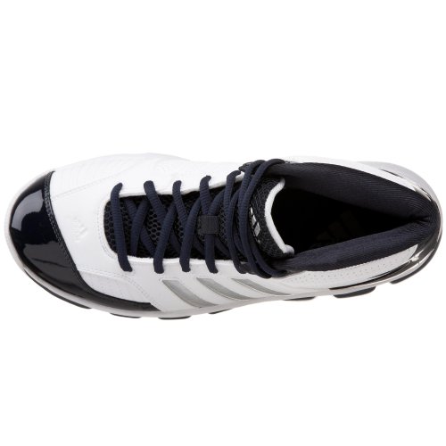 adidas Men's Floater OG Basketball Shoe,White/Silver/Dk Navy,11.5 M