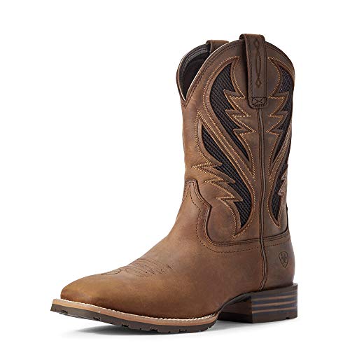 Ariat Men's 11" Hybrid VentTEK Western Boot Distressed Tan - 10031454