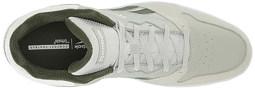 Reebok Men's Royal BB4500 HI-2 Sneaker, Steely Fog/Varsity Green/White, 9.5