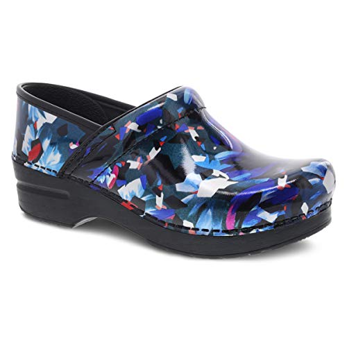 Dansko Women's Professional Clog Graphic Floral Patent Leather - 706690202
