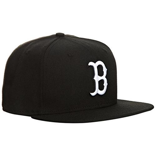 New Era MLB Black with White 59FIFTY Fitted Cap