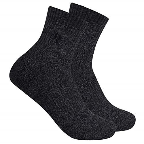 Timberland PRO Men's Down Draft Half Cushion Quarter Socks Charcoal Heather - 43TB234976TD-CCH
