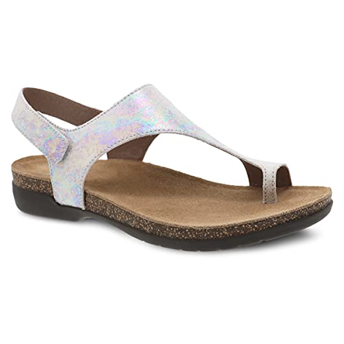 Dansko Women's Reece Sandal Pearl Petrol Leather - 6024115300