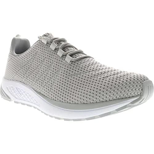 Propet Men's Tour Knit Walking Shoe Dark Grey - MAA252MDGR
