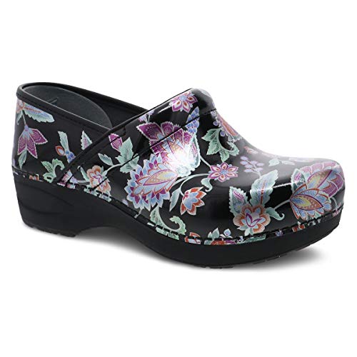 Dansko Women's XP 2.0 Clog Paisley Floral Patent Leather - 3950850202