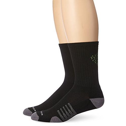 New Balance Unisex 2 Pack Crew Core Performance Socks