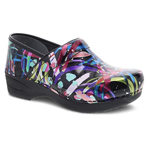 Dansko Women's XP 2.0 Clogs Multi Brushstroke Patent Leather - 3950160202