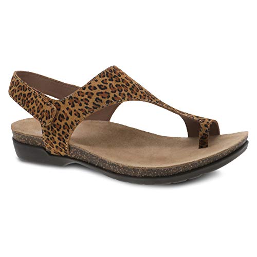 Dansko Women's Reece Sandal Leopard Suede - 6024565300