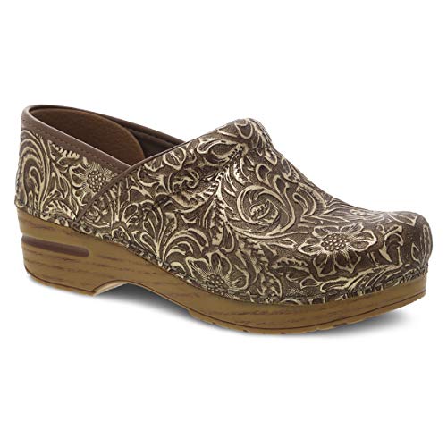 Dansko Women's Professional Clog Antique Tooled Leather - 906781212